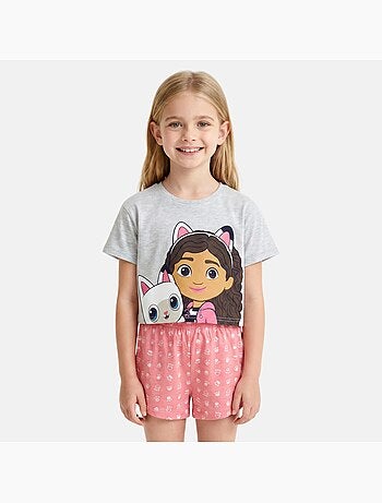Disney - Set meisje T-shirt short bedrukt