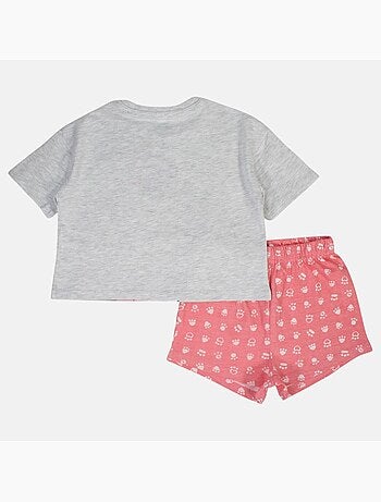Disney - Set meisje T-shirt short bedrukt
