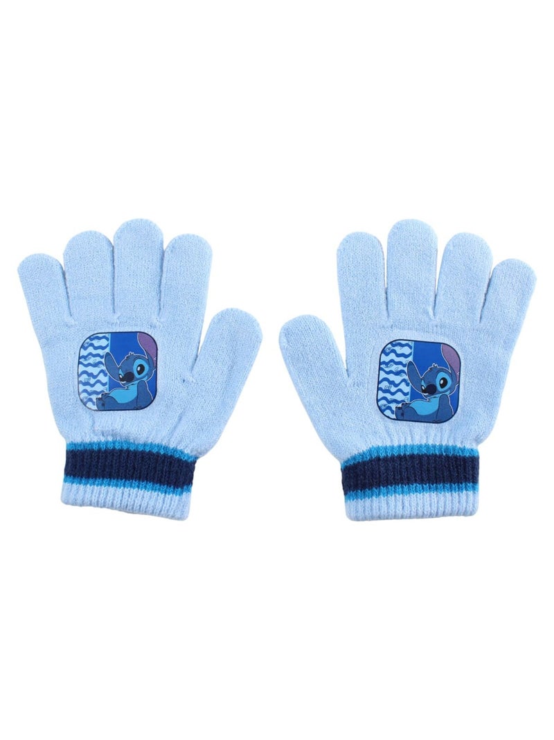 Disney - Set muts handschoenen jongen met patroon Blauw - Kiabi