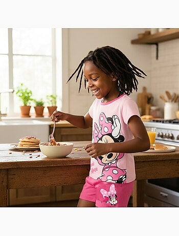 Disney - Set T-shirt en short kind bedrukt