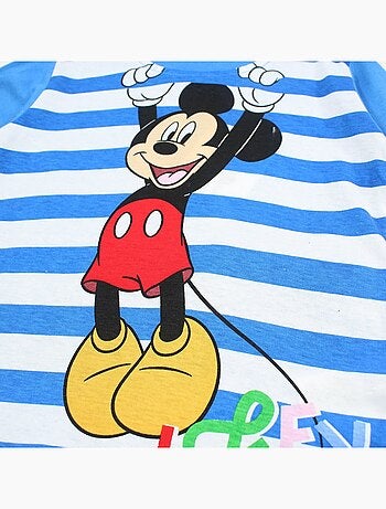 Disney - Set T-shirt en short kind gestreept