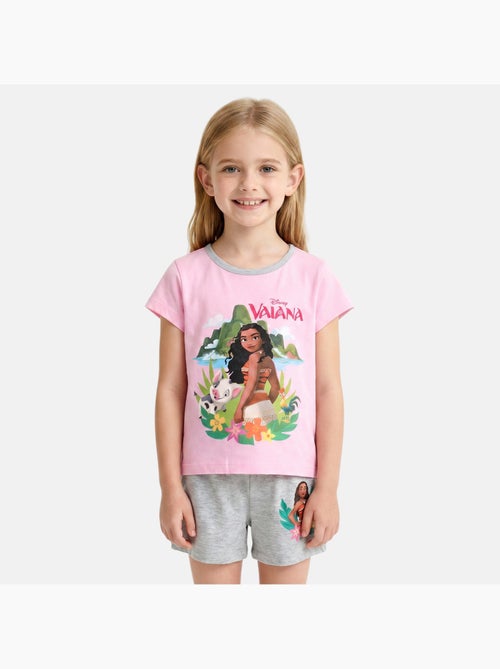 Disney - Set T-shirt korte mouwen en short kind bedrukt - Kiabi