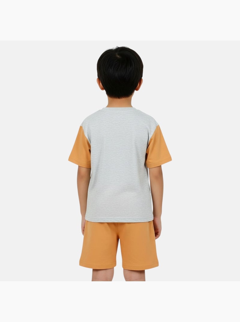 Disney - Stitch jongensset Oranje - Kiabi
