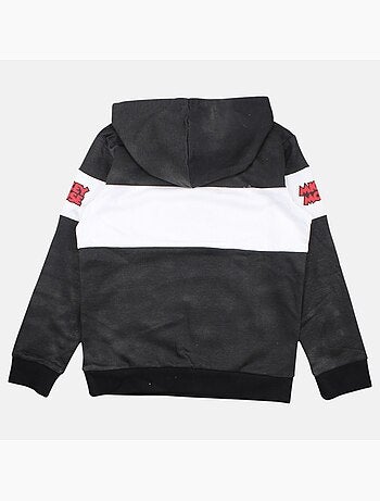 Disney - Sweat enfant capuche noir et blanc