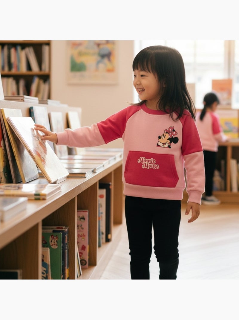 Disney - Sweater meisje bedrukt Roze - Kiabi
