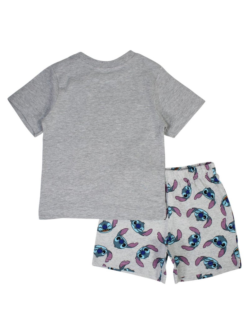 Disney - T-shirt en bijpassende short met patronen Grijs - Kiabi