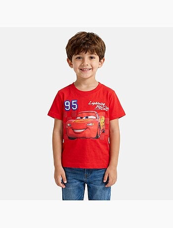 Disney - T shirt jongen Cars Lightning McQueen