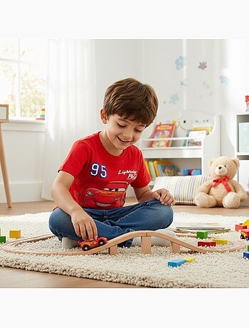 Disney - T shirt jongen Cars Lightning McQueen