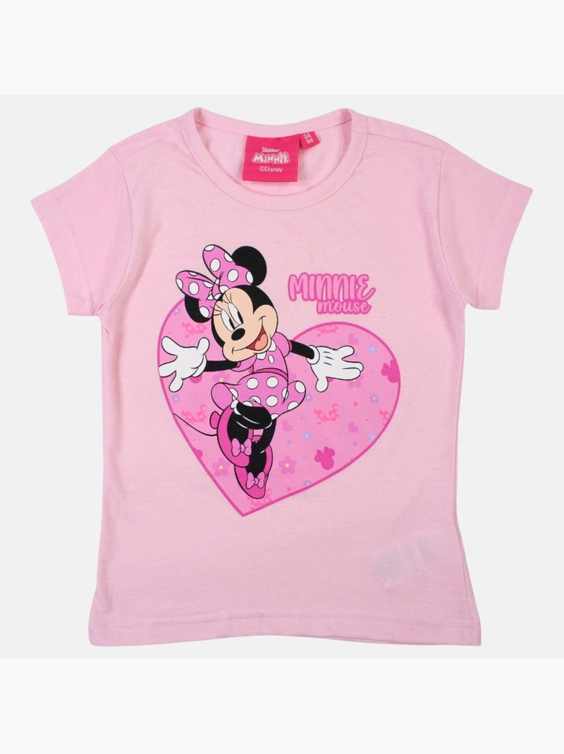 Disney - T-shirt kind bedrukt Lichtroze - Kiabi