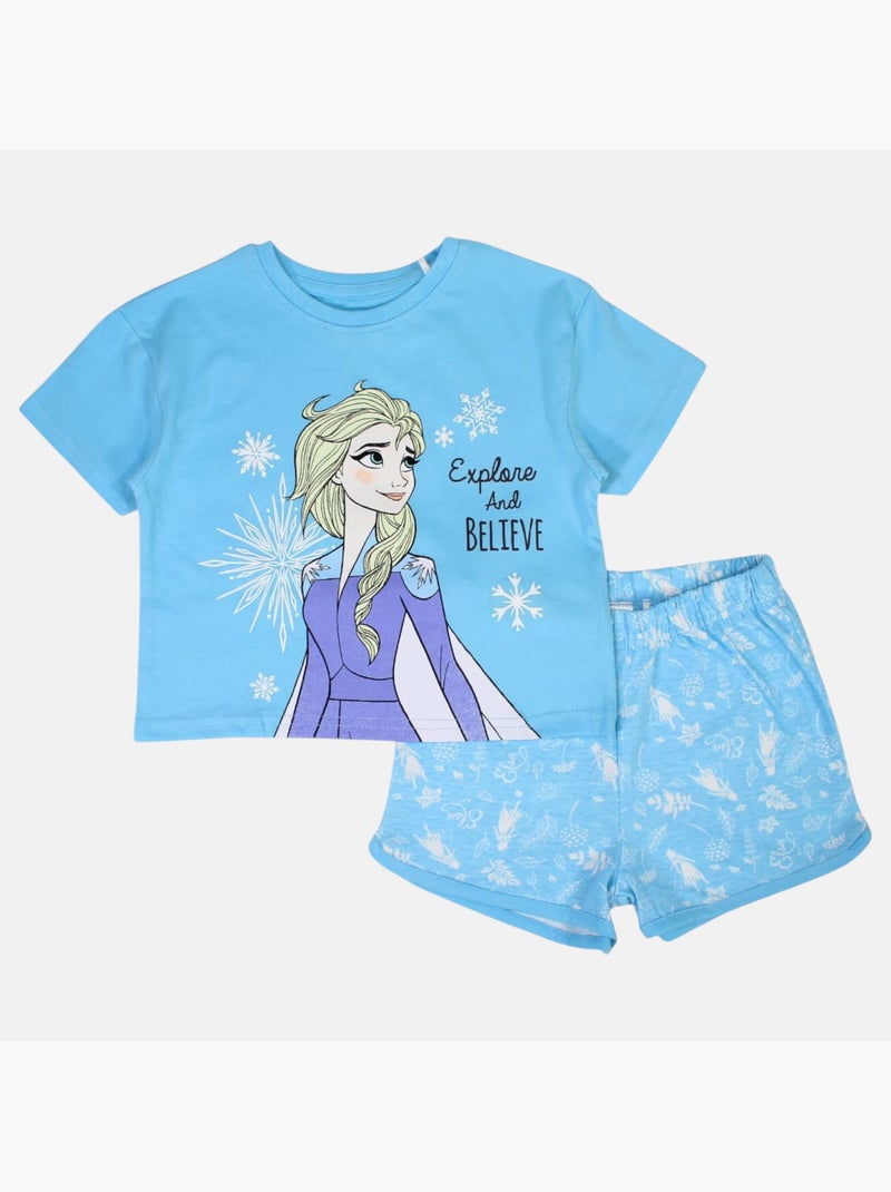 Disney - T-shirt manches courtes avec personnage Bleu - Kiabi