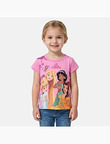 Disney - T-shirt manches courtes enfant à imprimé