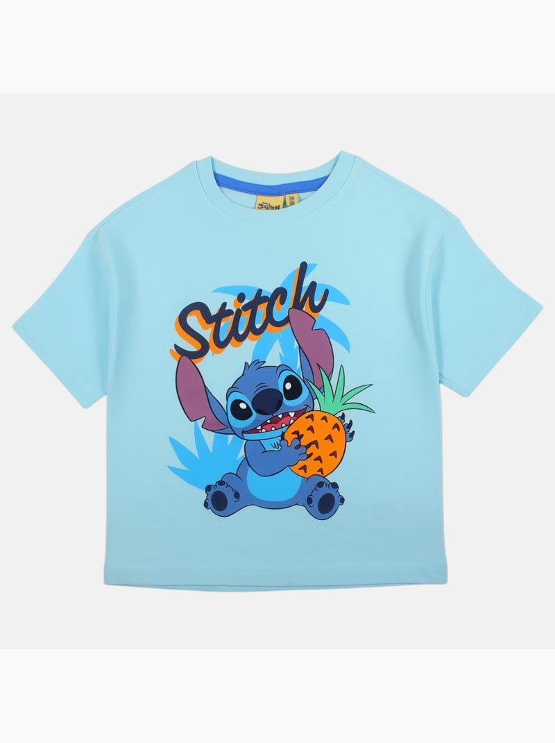 Disney - T-shirt manches courtes garçon avec personnage Bleu - Kiabi