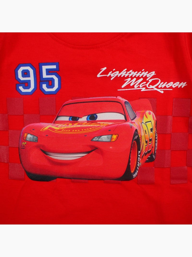 Disney - T-shirt manches courtes garçon avec personnage Rouge - Kiabi