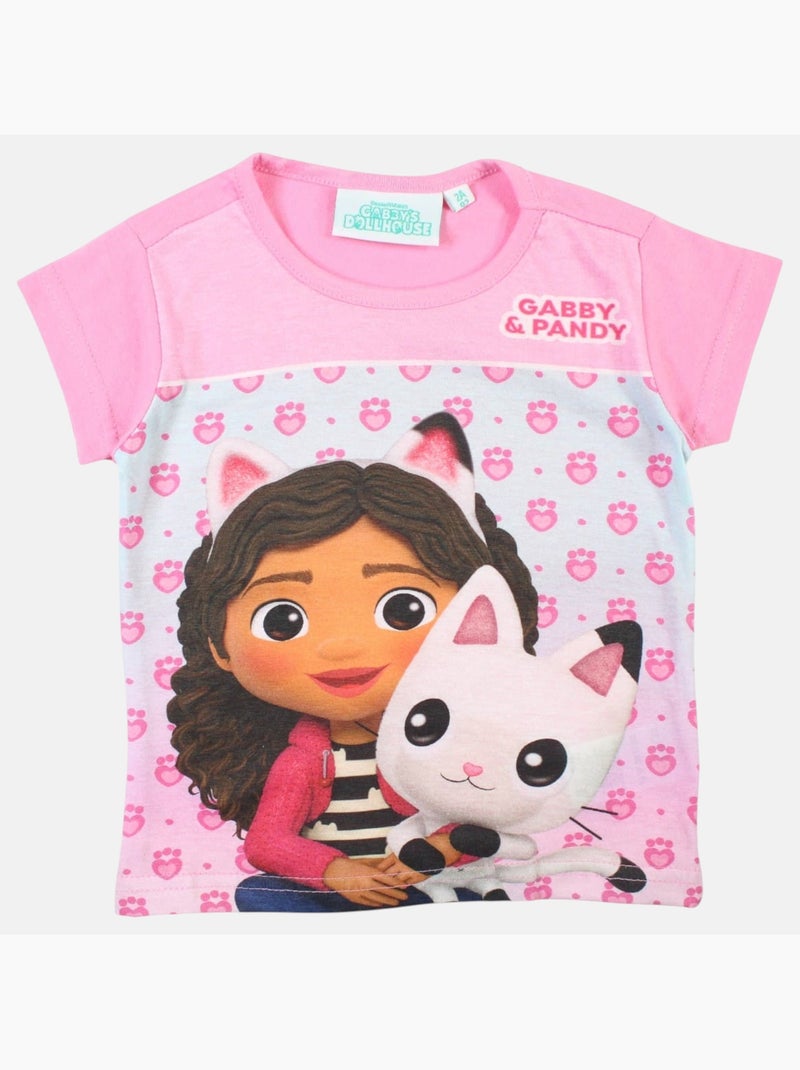 Disney - T-shirt meisje bedrukt Lichtroze - Kiabi
