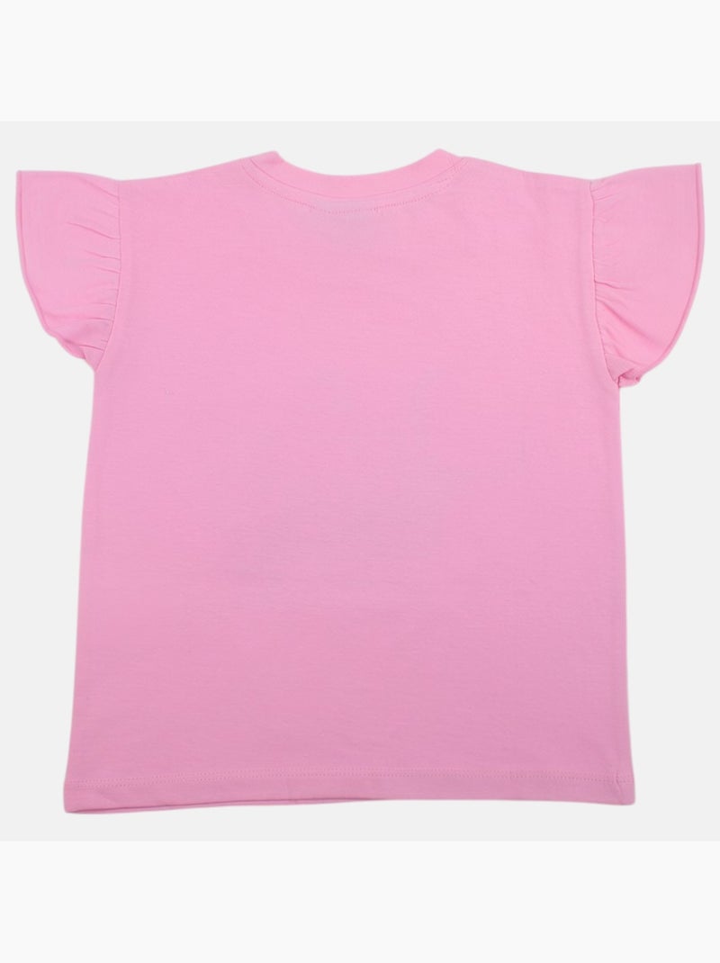 Disney - T shirt meisje Frozen Lichtroze - Kiabi