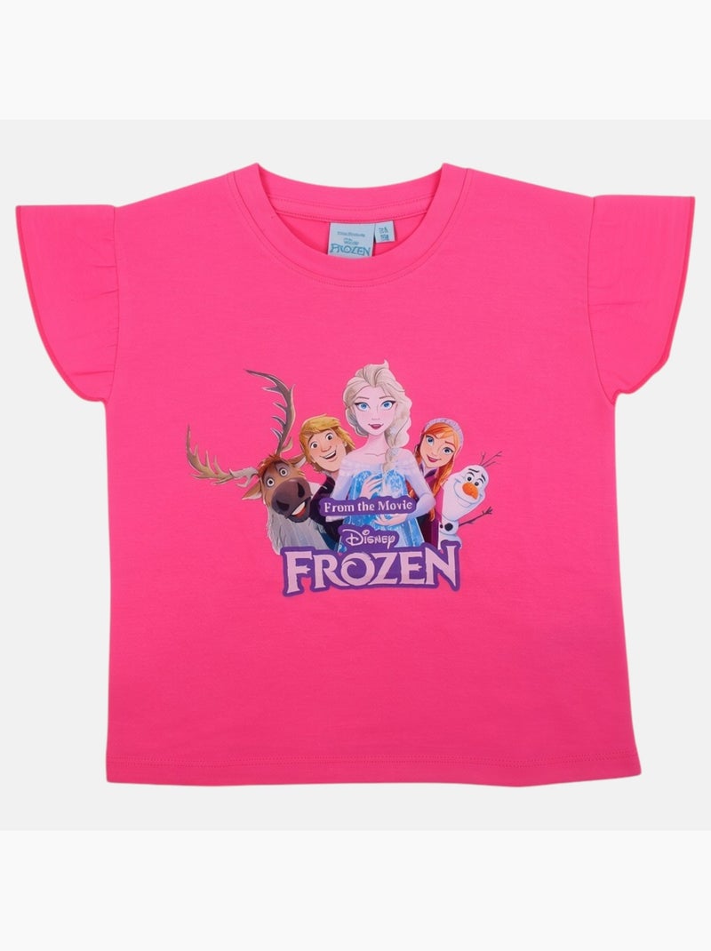 Disney - T shirt meisje Frozen Roze - Kiabi