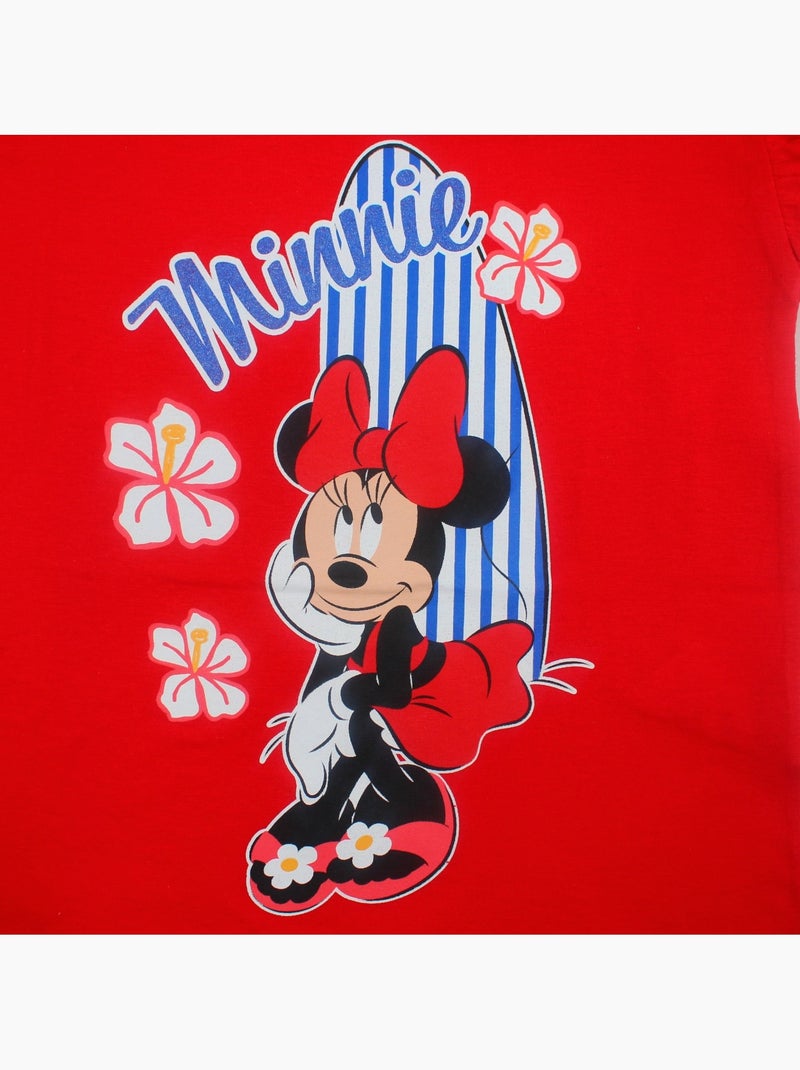 Disney - T shirt meisje Minnie Rood - Kiabi