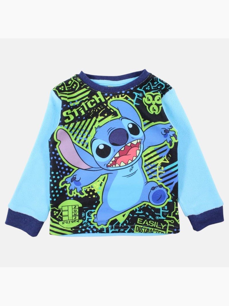 Disney - Top en bijpassende pyjamabroek Blauw - Kiabi