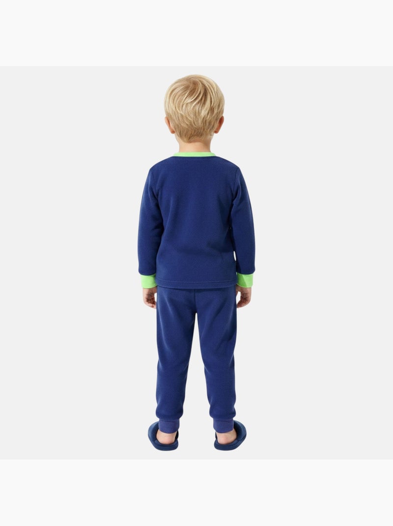 Disney - Top en bijpassende pyjamabroek Marineblauw - Kiabi