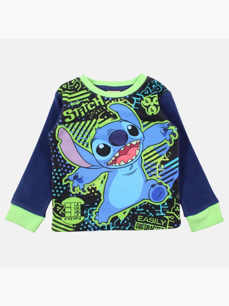 Disney - Top en bijpassende pyjamabroek Marineblauw - Kiabi