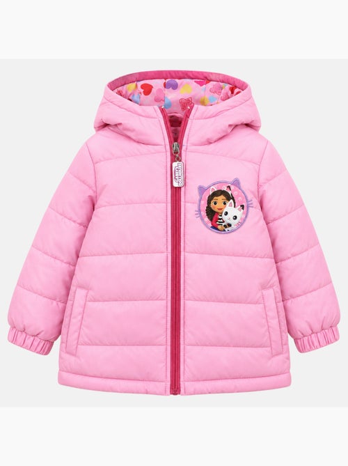 Disney - Veste doudoune fille imprimée avec capuche - Kiabi