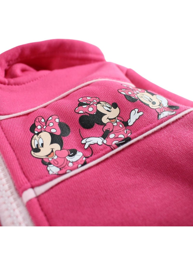 Disney - Veste sweat à capuche fille imprimée Rose fushia - Kiabi