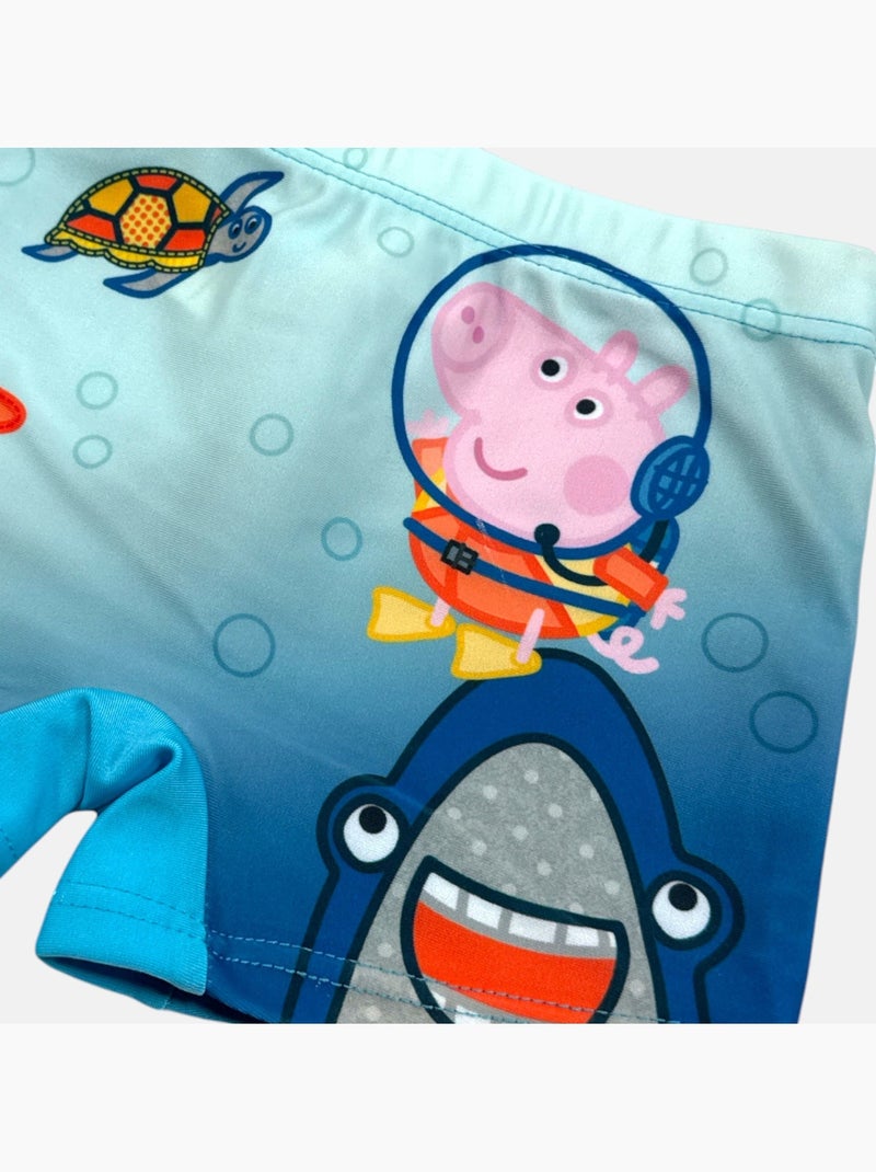 Disney - Zwemshort kind bedrukt Blauw - Kiabi