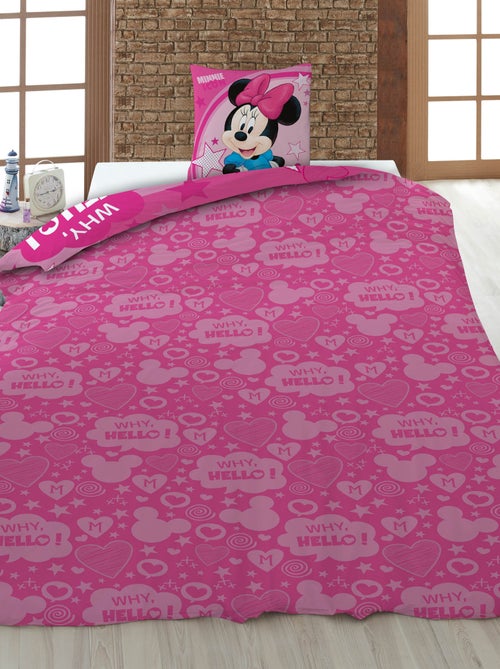 Disney 1-persoons dekbedovertrekset - 2-delig: 1 dekbedovertrek + 1 kussensloop - Kiabi