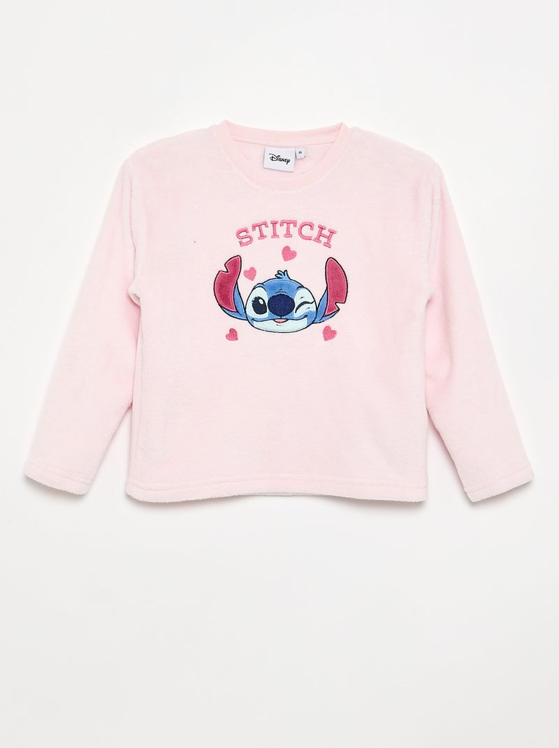 "Disney" 2-delige pyjama - Sweater + broek Rose - Kiabi