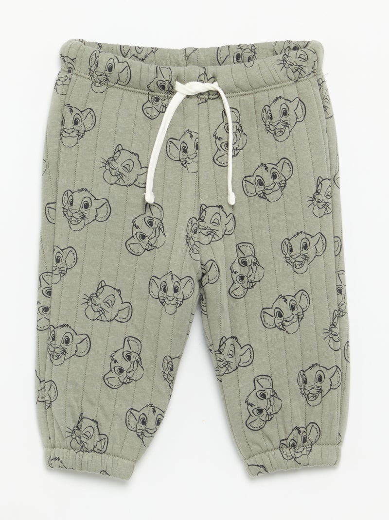 'Disney' 2-delige set: sweatshirt en broek Groen - Kiabi