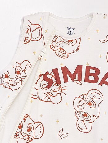Disney-babyslaapzak met lange mouwen en Simba-print, TOG-waarde 2