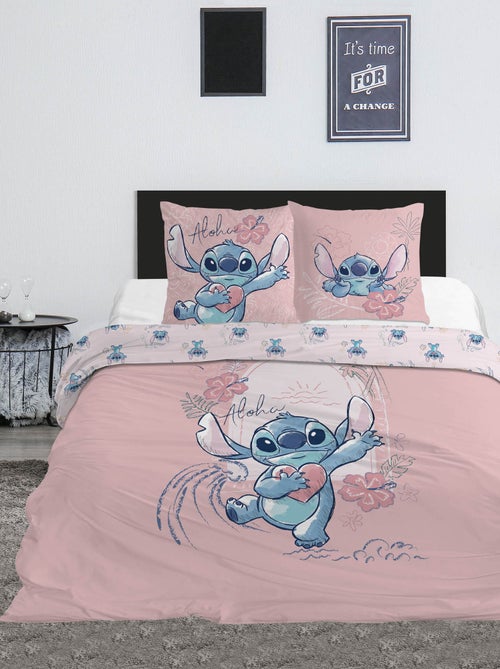 Disney beddengoedset 3-delig - 1 dekbedovertrek voor 2 personen + 2 kussenslopen - Kiabi
