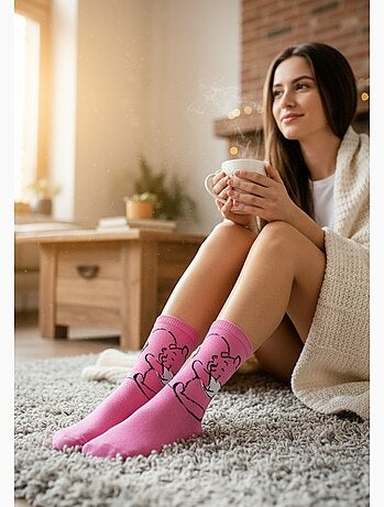 Disney – chaussettes femme licence winnie l’ourson pack de 10 paires mix surprise