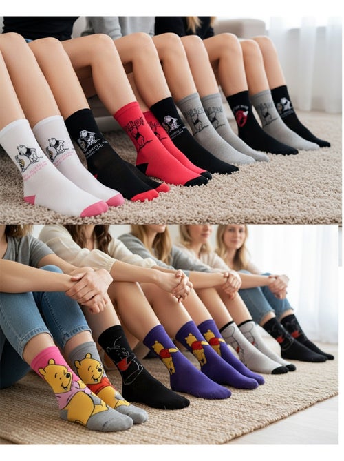 Disney – chaussettes femme licence winnie l’ourson pack de 10 paires mix surprise - Kiabi Disney – chaussettes femme licence winnie l’ourson pack de 10 paires mix surprise - Kiabi