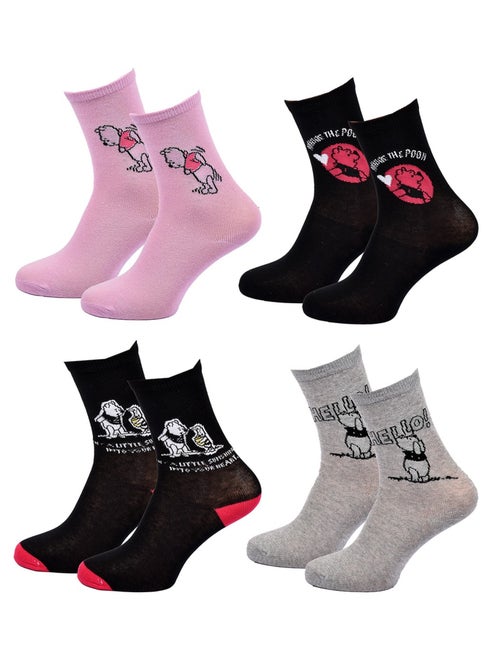 Disney – chaussettes femme licence winnie l’ourson pack de 4 paires - Kiabi Disney – chaussettes femme licence winnie l’ourson pack de 4 paires - Kiabi