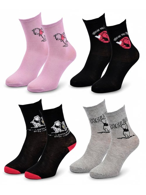 Disney – chaussettes femme licence winnie l’ourson pack de 4 paires - Kiabi Disney – chaussettes femme licence winnie l’ourson pack de 4 paires - Kiabi