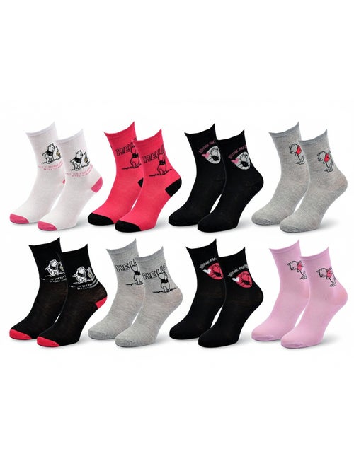 Disney – Dames Sokken Winnie de Poeh Set van 8 Paar - Kiabi Disney – Dames Sokken Winnie de Poeh Set van 8 Paar - Kiabi