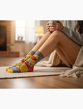 Disney – dames sokken winnie de poeh set van 8 paar
