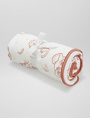 'Disney'-deketje met fleecevoering en 'Simba'-print