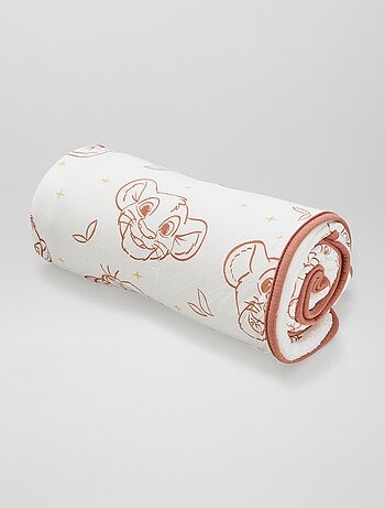'Disney'-deketje met fleecevoering en 'Simba'-print