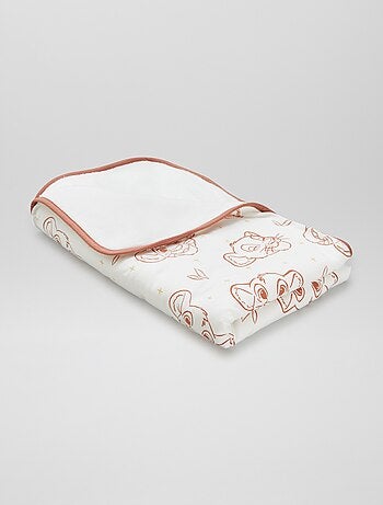 'Disney'-deketje met fleecevoering en 'Simba'-print