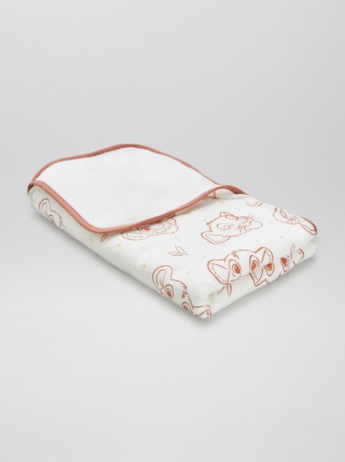 'Disney'-deketje met fleecevoering en 'Simba'-print - Kiabi