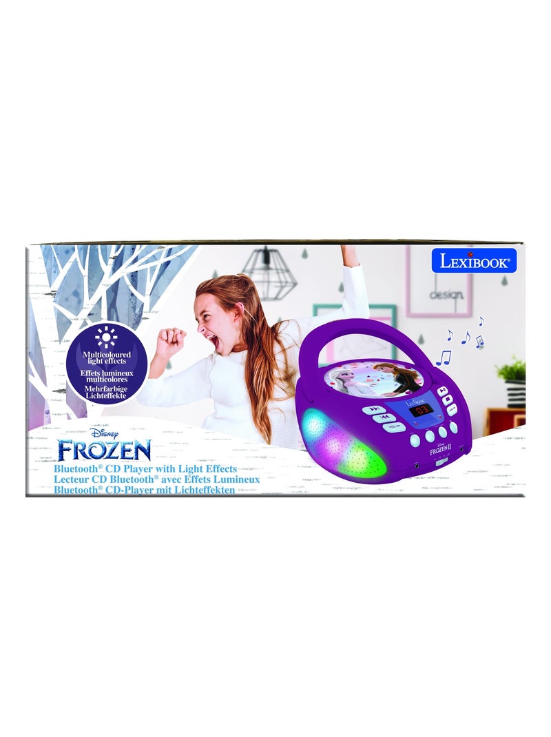 Disney frozen bluetooth cd player met verlichting Paars - Kiabi
