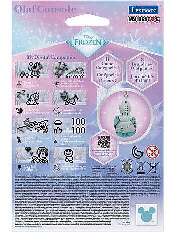 Disney frozen my best-e® console met lcd-scherm en 3 spellen uit het disney frozen universum