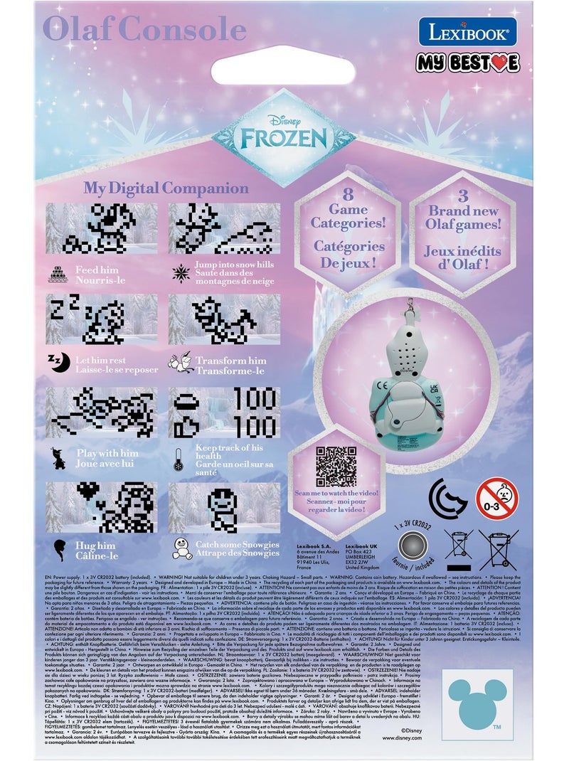 Disney frozen my best-e® console met lcd-scherm en 3 spellen uit het disney frozen universum Wit - Kiabi