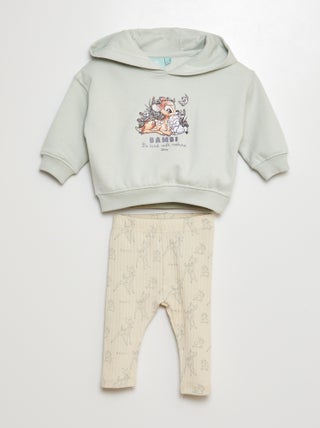 'Disney'-hoodie met 'Bambi'-print