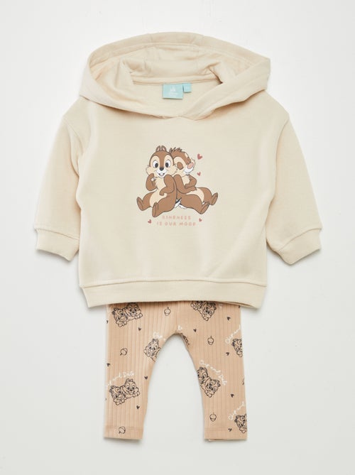 'Disney'-hoodie met 'Knabbel & Babbel'-print - Kiabi