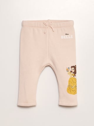'Disney'-joggingbroek met 'Belle en het beest'-print