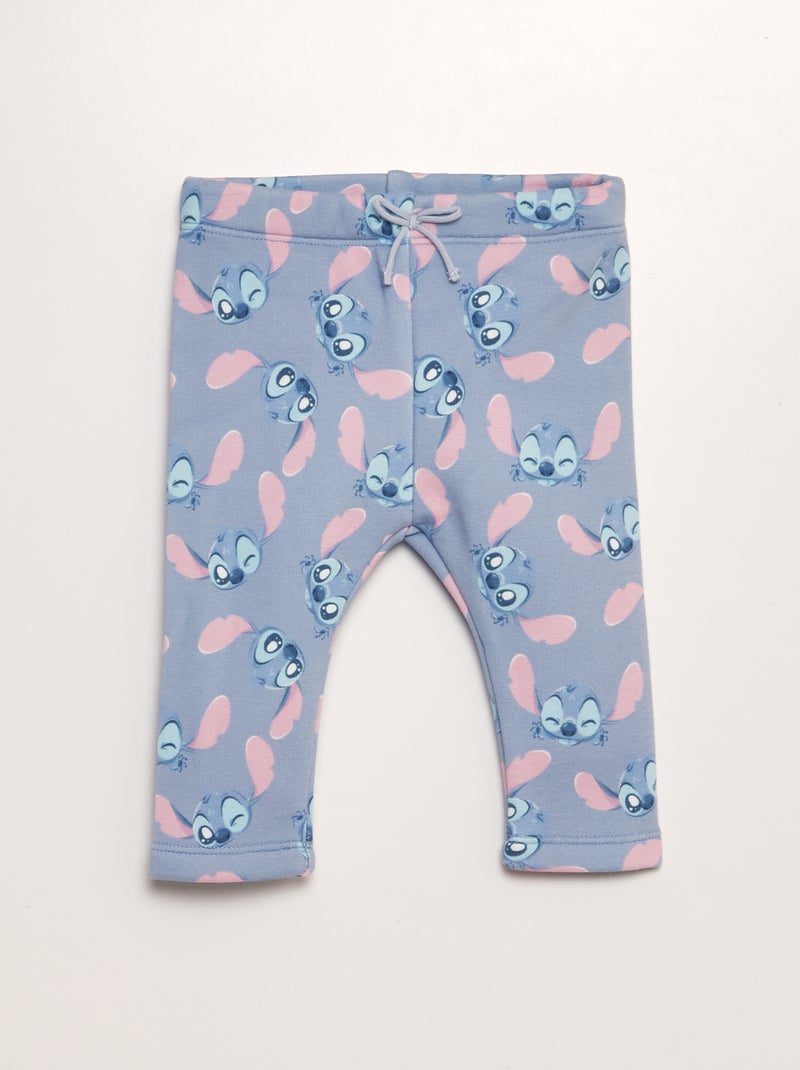 'Disney'-joggingbroek met 'Stitch'-print BLAUW - Kiabi