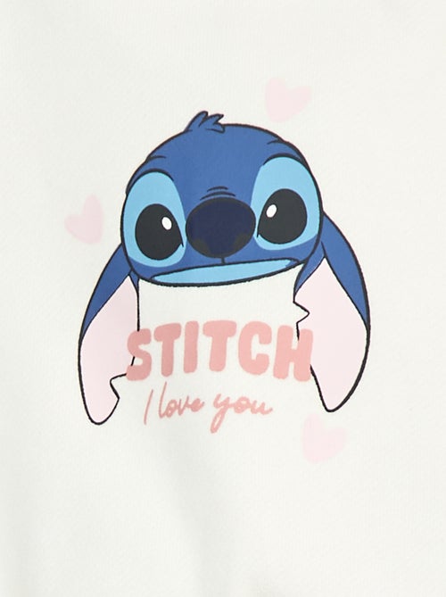 Disney-joggingpak met Stitch-print: sweater + broek - 2-delig - Kiabi